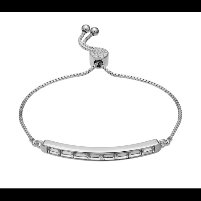 Brilliance Bar Bracelet With Swarovski Crystals